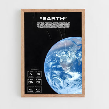 earth-7 cadre Bois clair