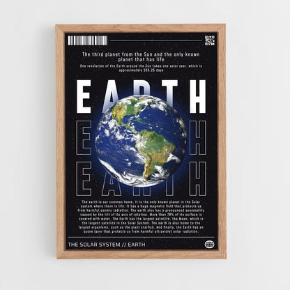 earth-9 cadre Bois clair
