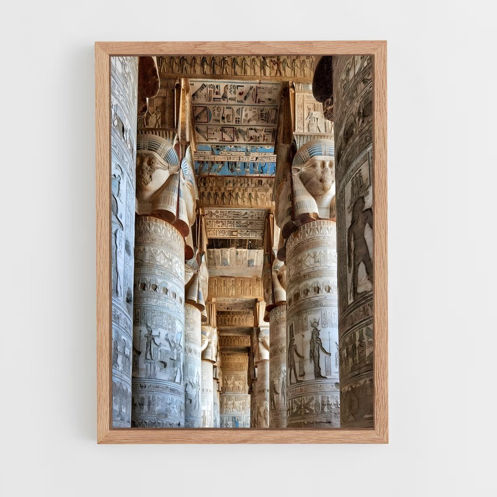 egypte-antique-8 cadre Bois clair