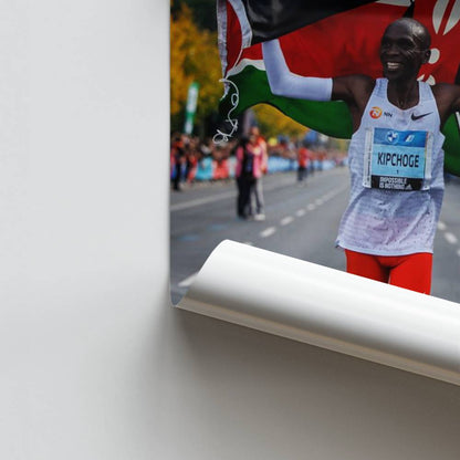 Pôster Eliud Kipchoge Quênia