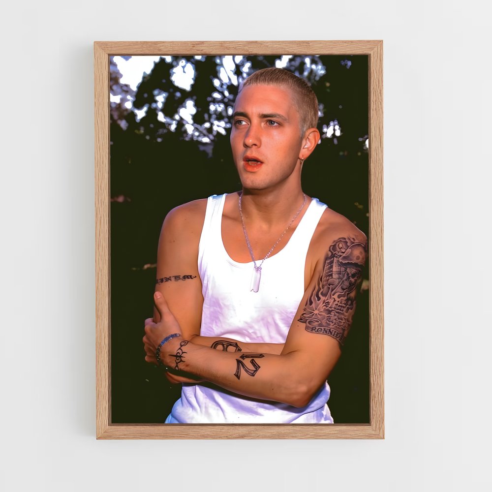 eminem-13 cadre Bois clair
