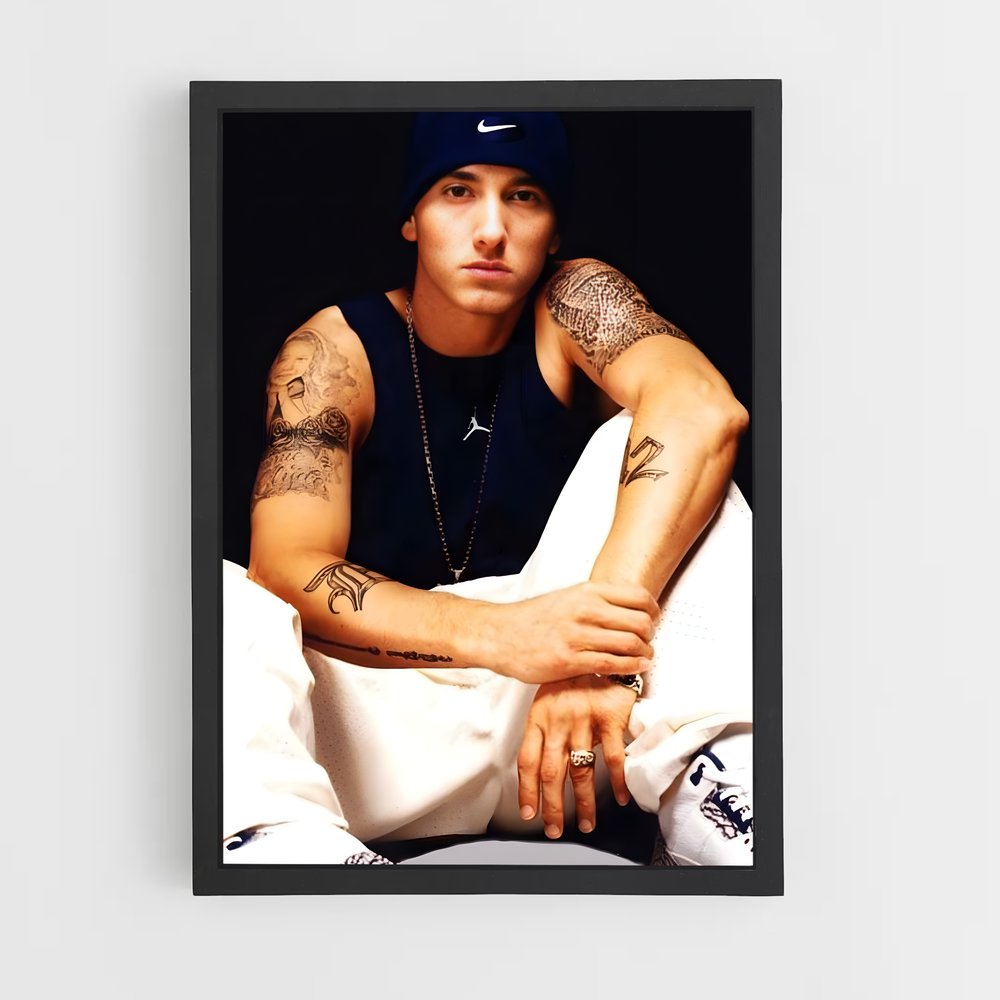 eminem-15 cadre Noir