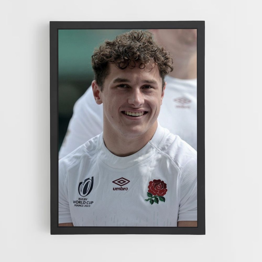 Poster Retrato de rugby da Inglaterra