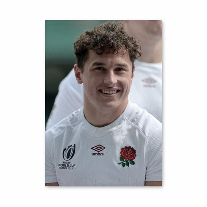 Poster Retrato de rugby da Inglaterra