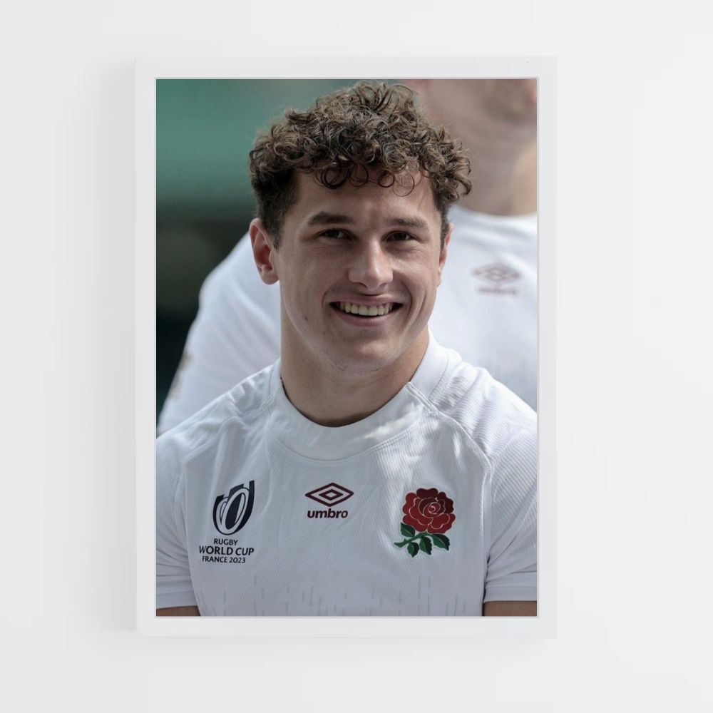 Poster Retrato de rugby da Inglaterra