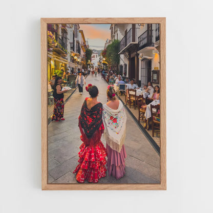 espagne-2 cadre Bois clair