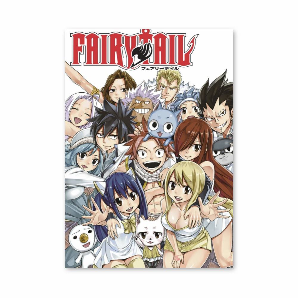 Poster Fairy Tail Personnages