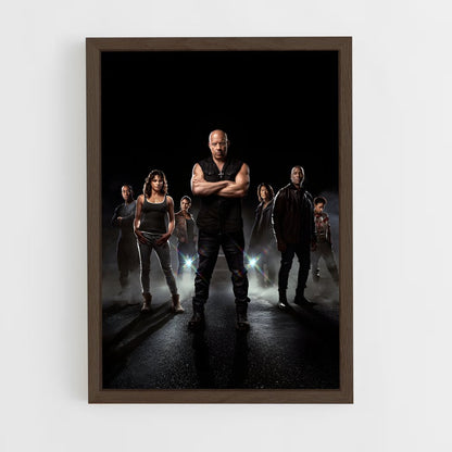 fast-and-furious-1 cadre Bois foncé