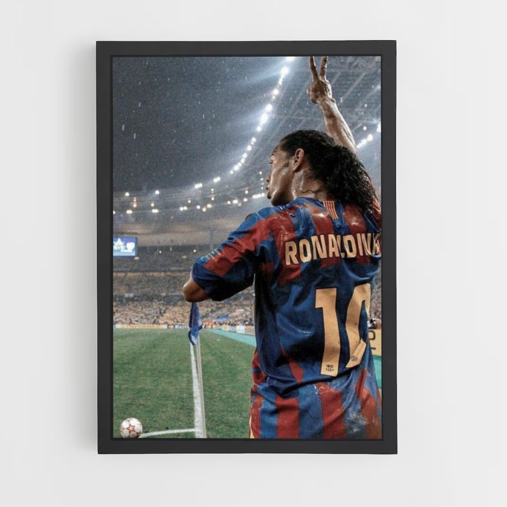 Pôster Ronaldinho Barça