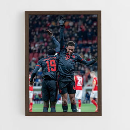 fc-bayern-munich-3 cadre Bois foncé