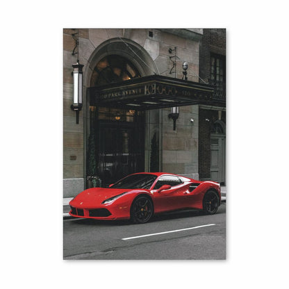 Pôster F488 vermelho