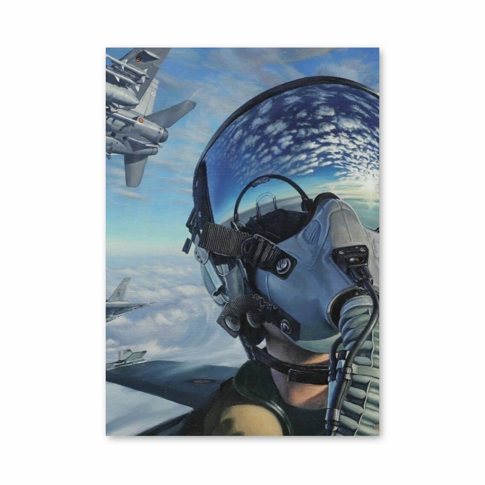 Poster Pilote de chasse Ciel