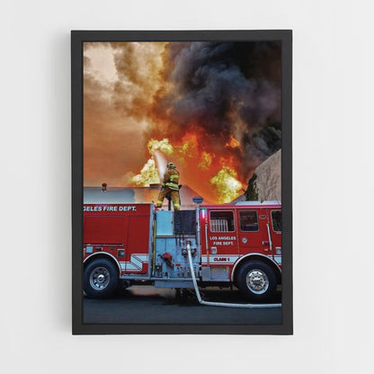 Póster Carro de Bombeiros