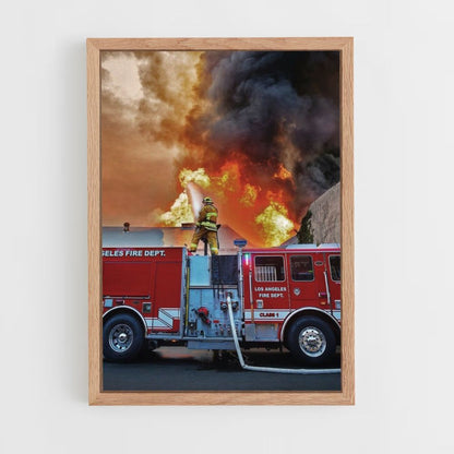 Póster Carro de Bombeiros