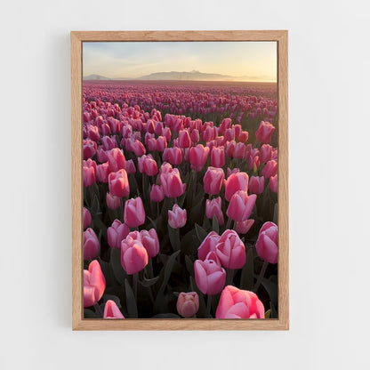 flower-14 cadre Bois clair