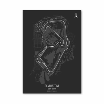 Pôster Circuito de Silverstone