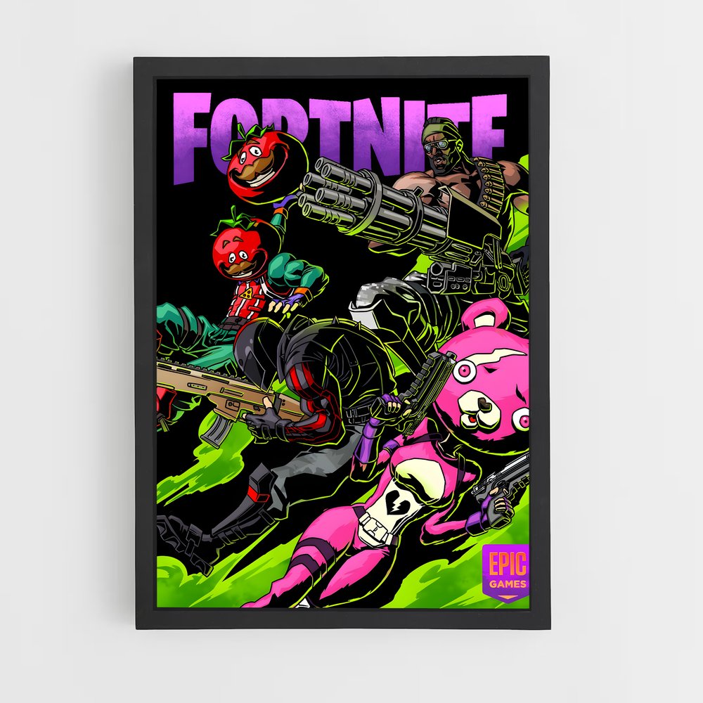 fortnite-10 cadre Noir