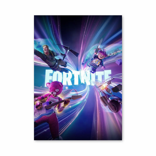 Pôster Fortnite Roxo