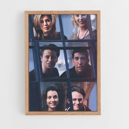 friends-11 cadre Bois clair