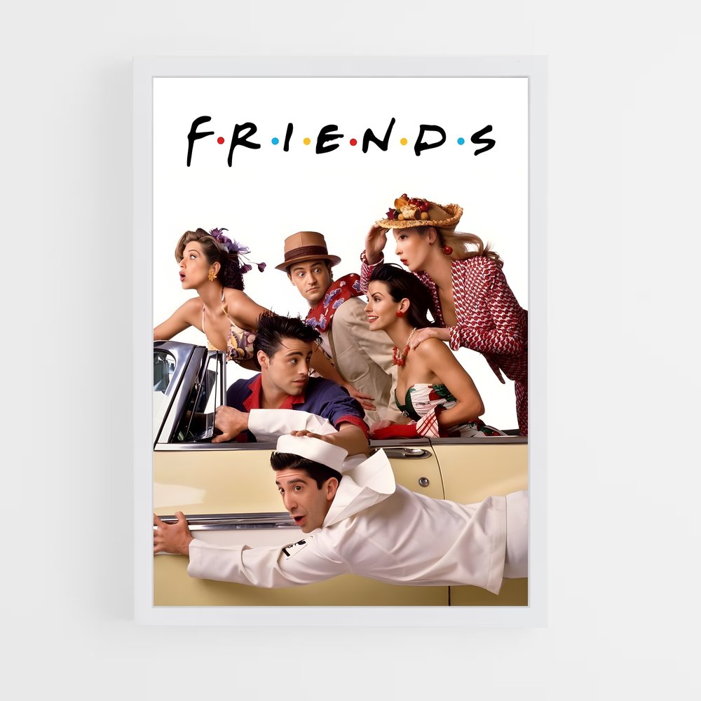 friends-5 cadre Blanc