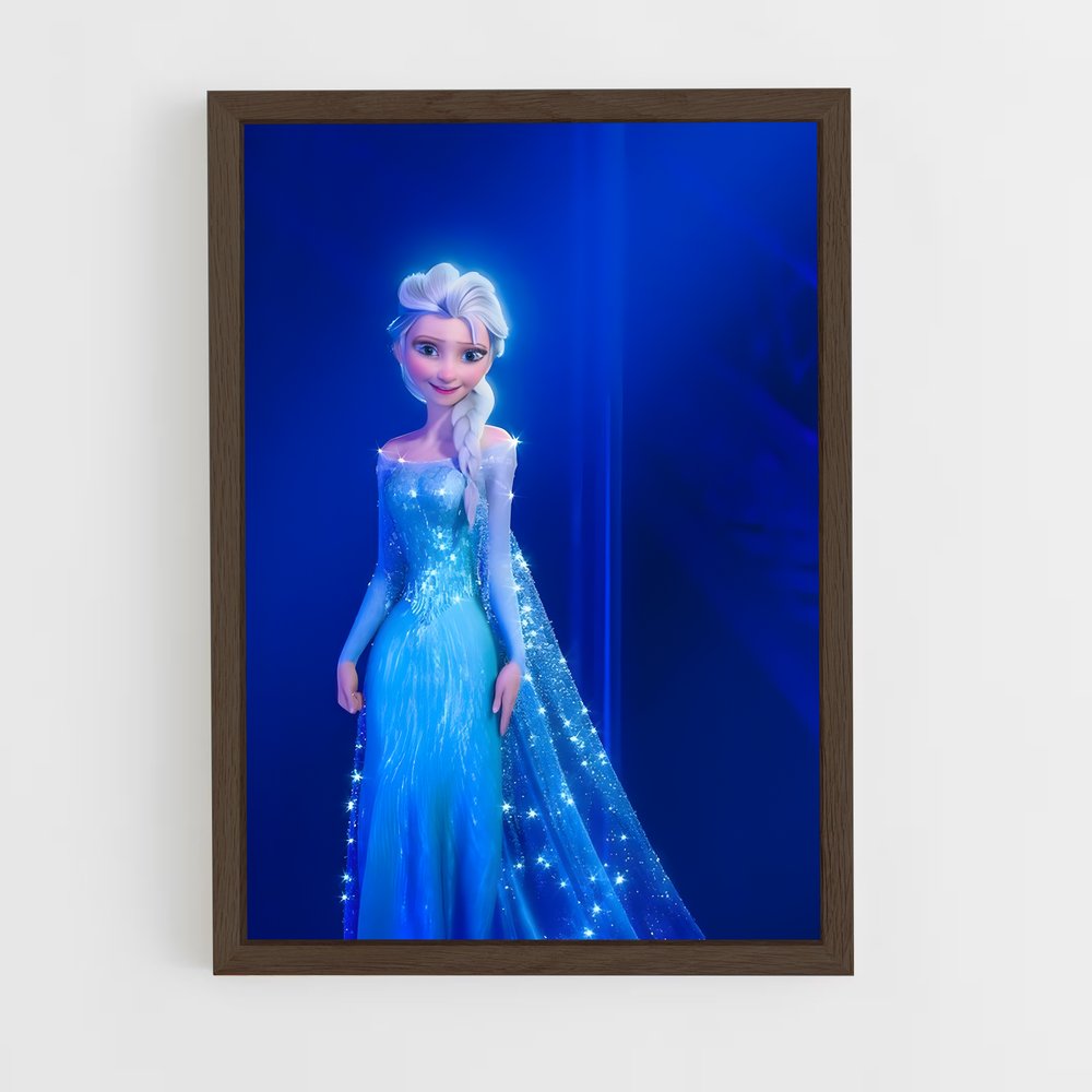 frozen-3 cadre Bois foncé