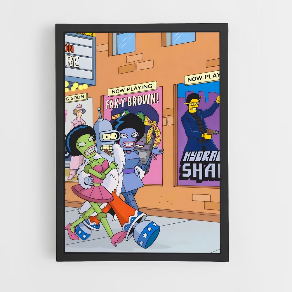 futurama-6 cadre Noir