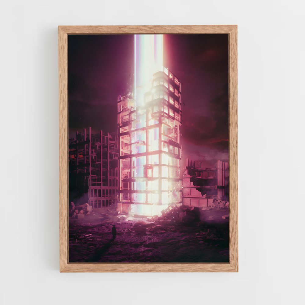 futurist-12 cadre Bois clair