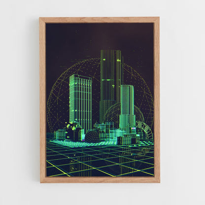 futurist-3 cadre Bois clair
