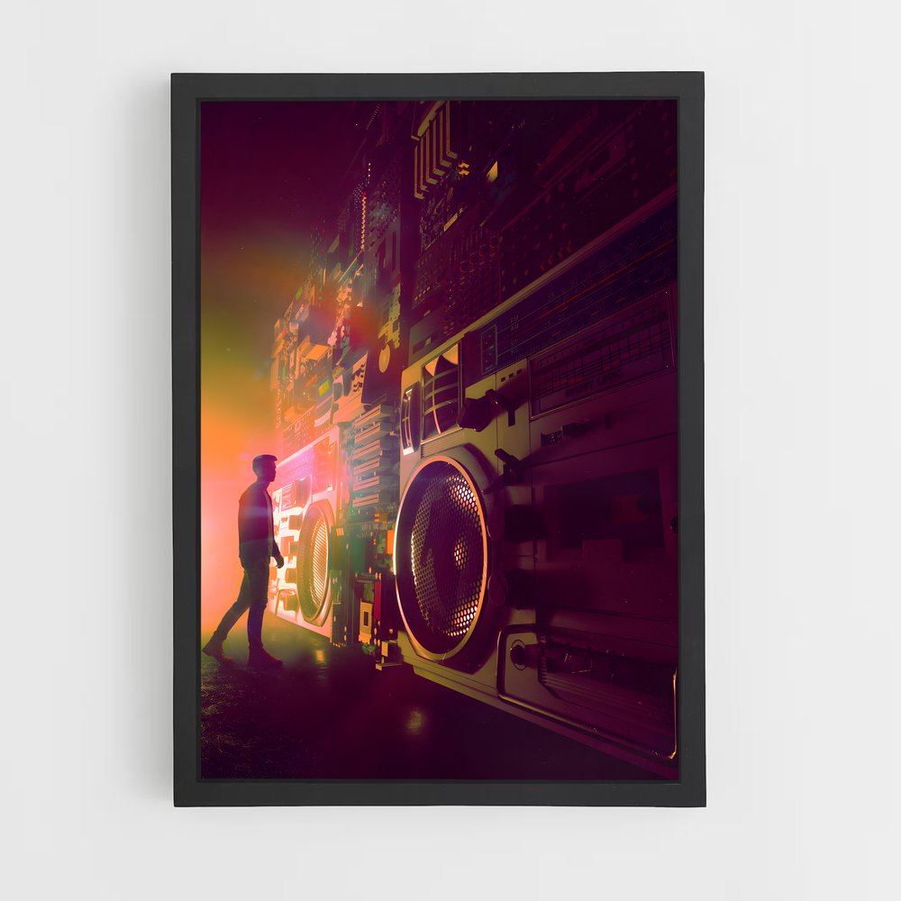 futurist-5 cadre Noir