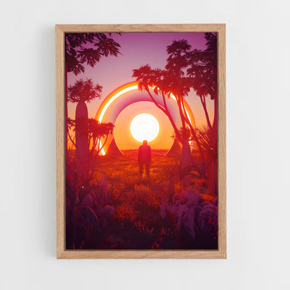futurist-7 cadre Bois clair