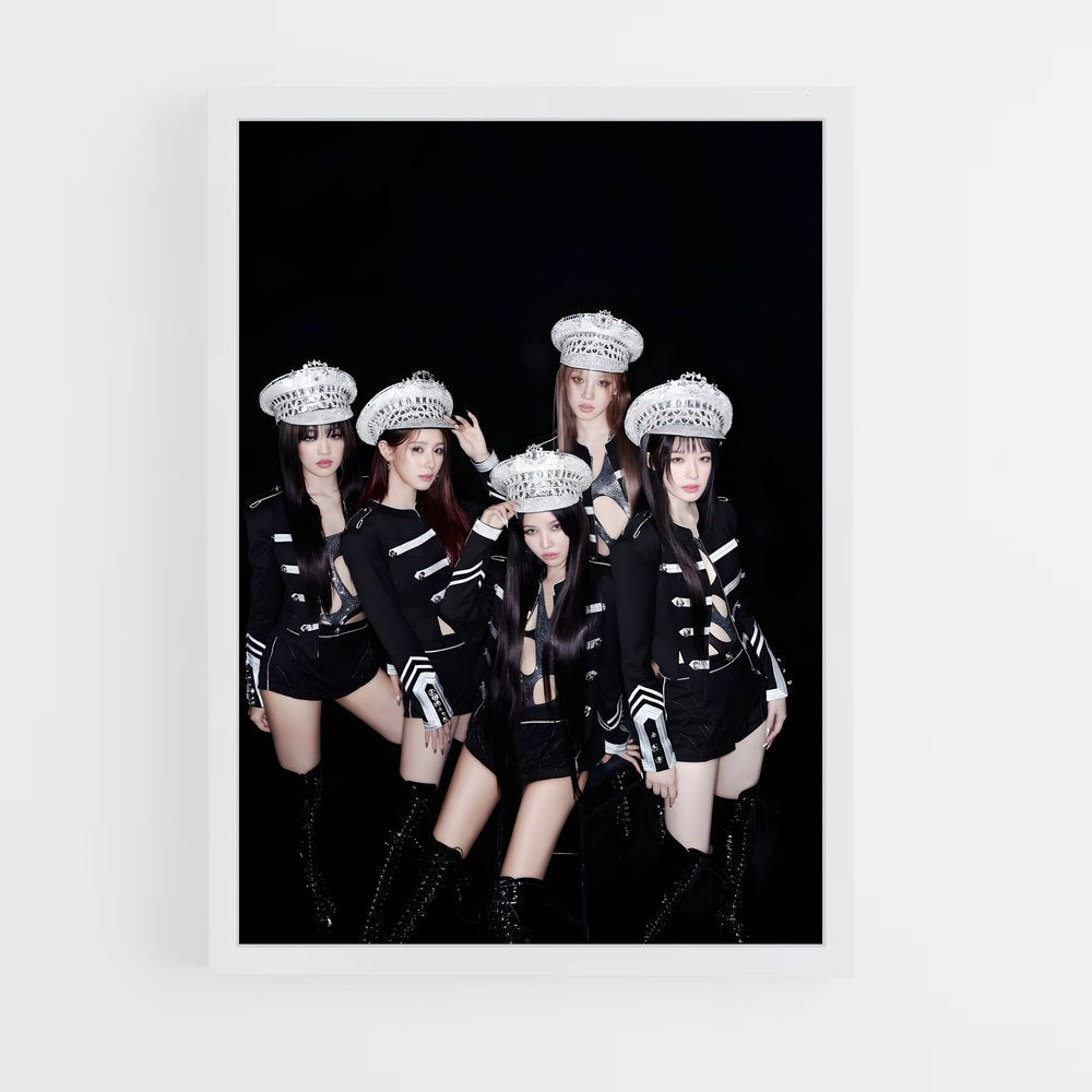 g-idle-4 cadre Blanc