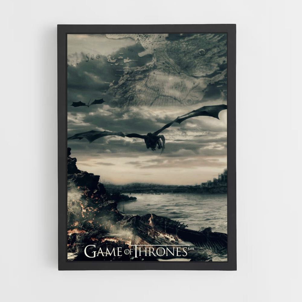 Pôster Game of Thrones Dragão