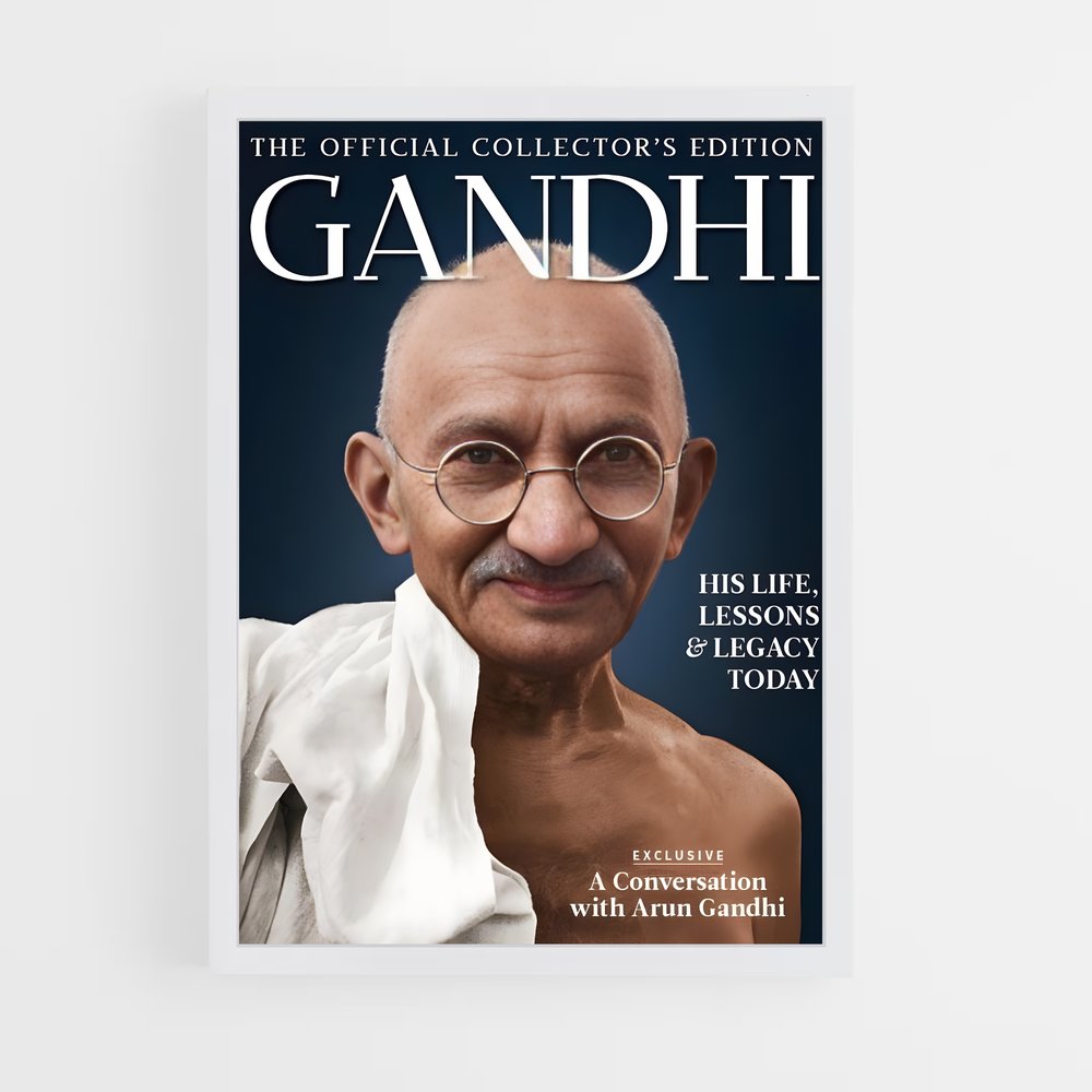 gandhi-6 cadre Blanc