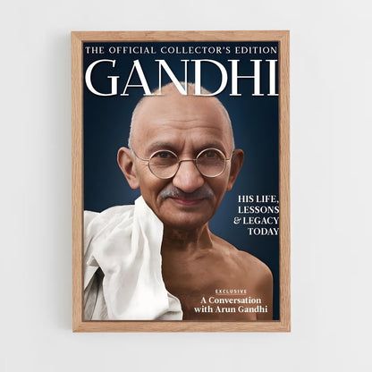 gandhi-6 cadre Bois clair