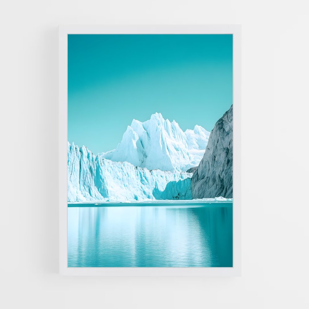 glacier-1 cadre Blanc