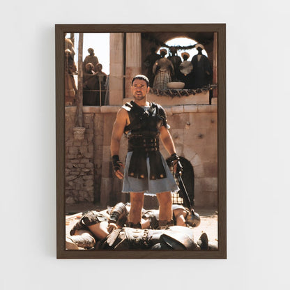 gladiator-14 cadre Bois foncé