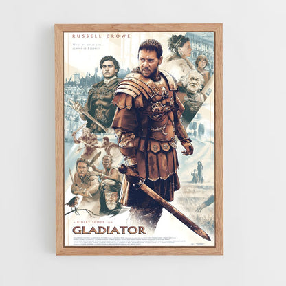 gladiator-6 cadre Bois clair