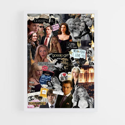 gossip-girl-8 cadre Blanc