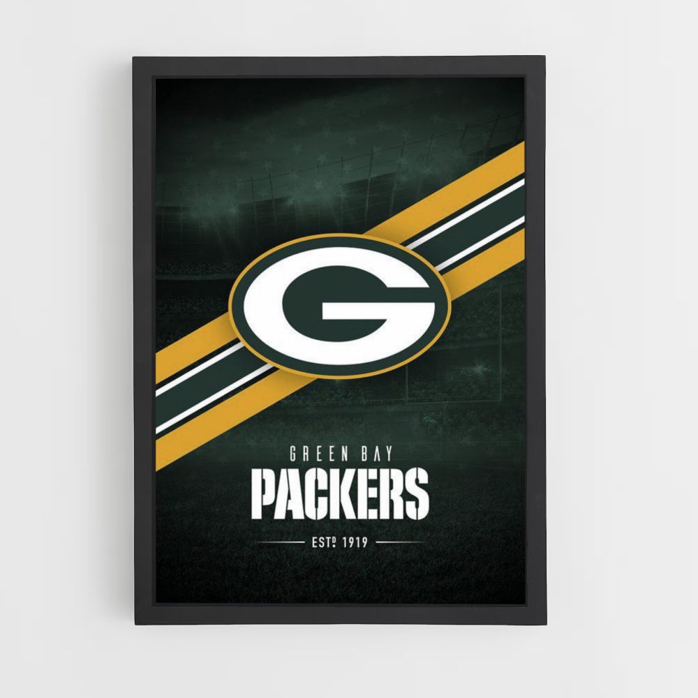 Pôster do logotipo dos Packers