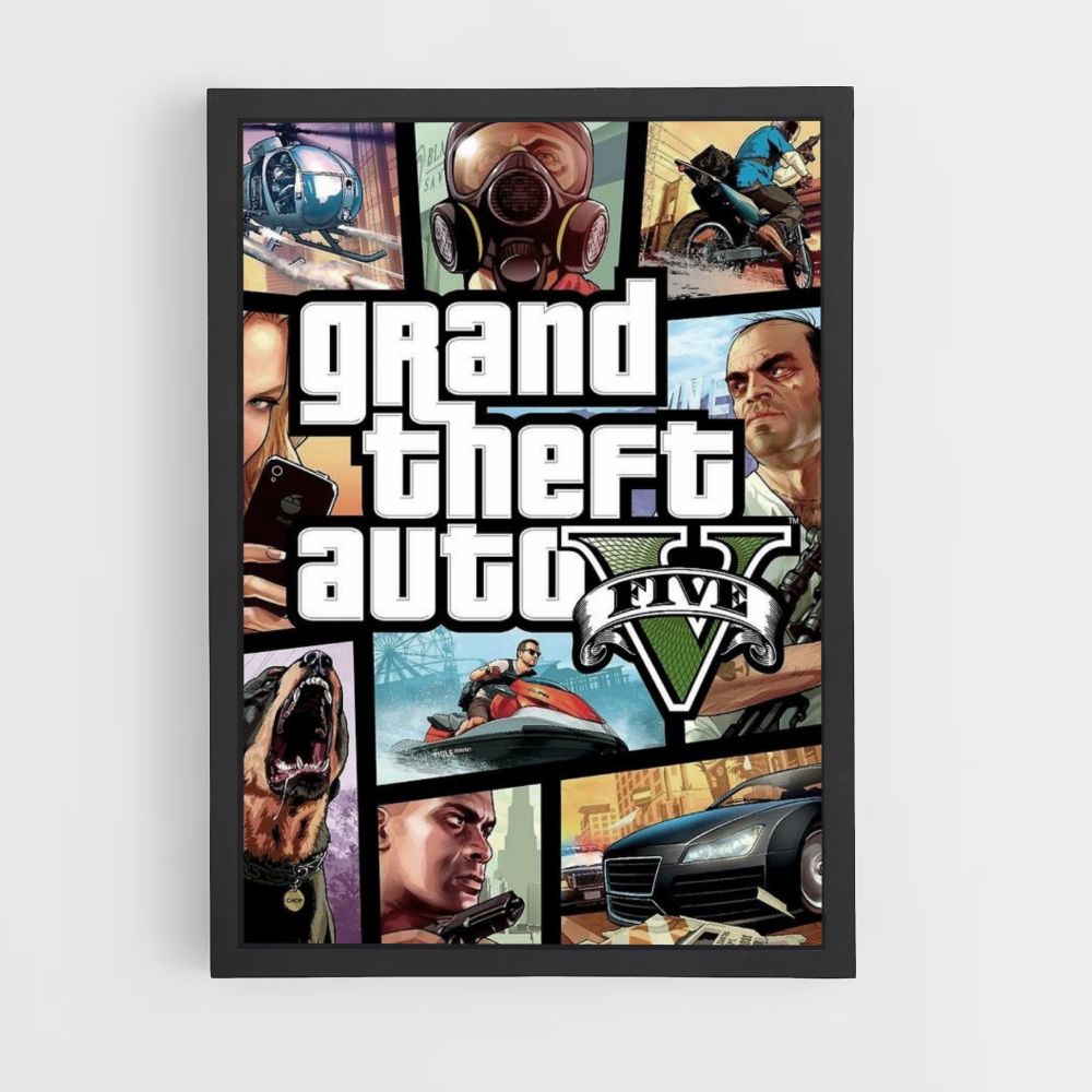 Pôster Capa GTA V