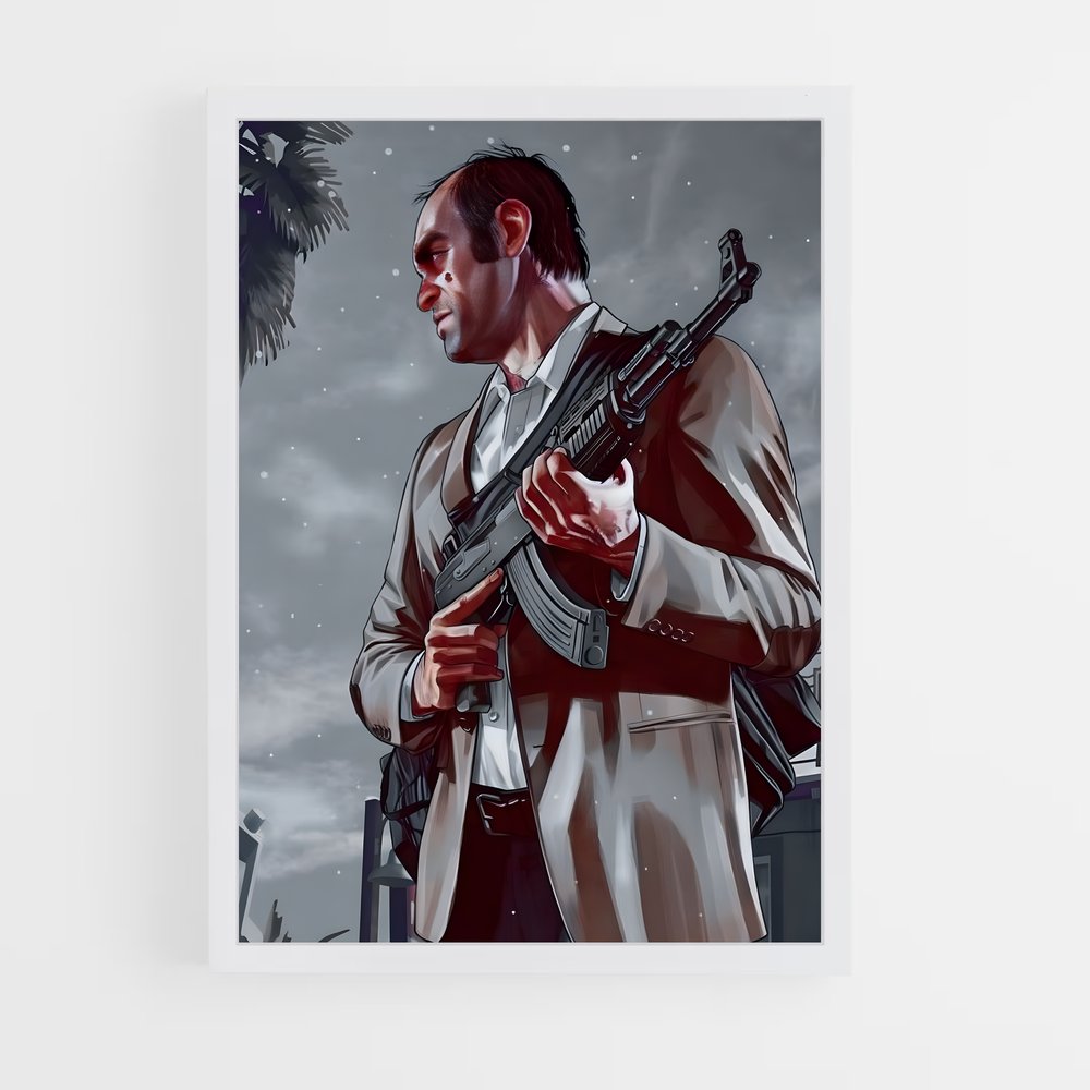 gta-v-4 cadre Blanc