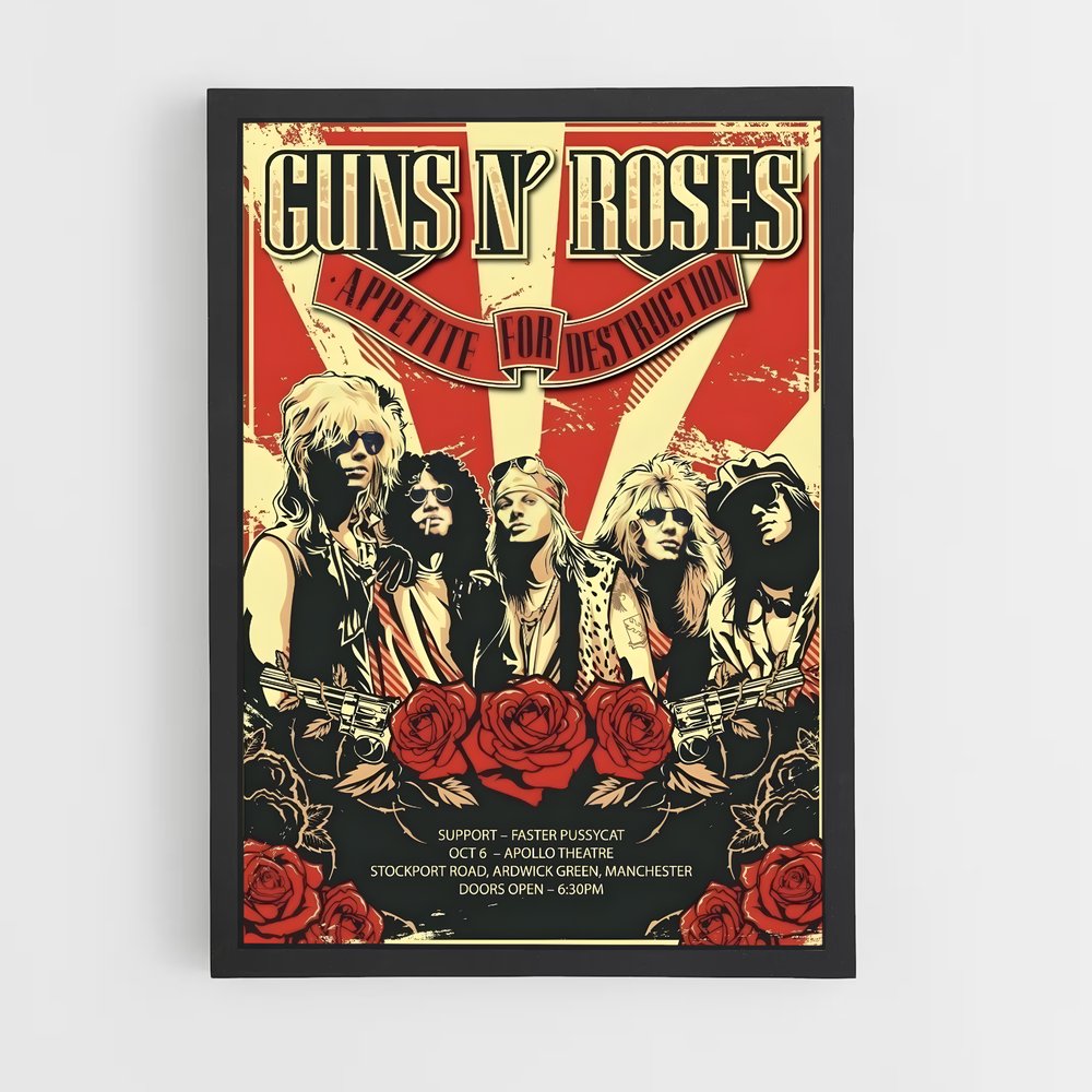 guns-n-roses-1 cadre Noir