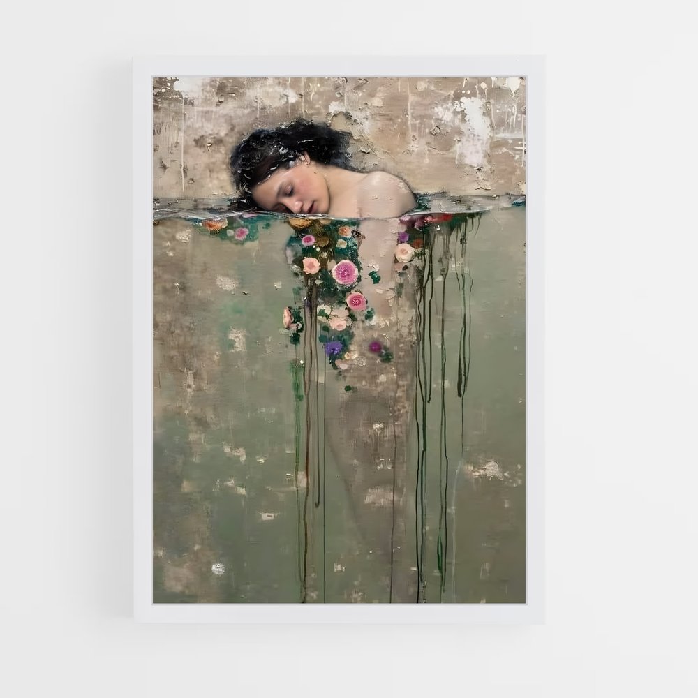 gustav-klimt-7 cadre Blanc