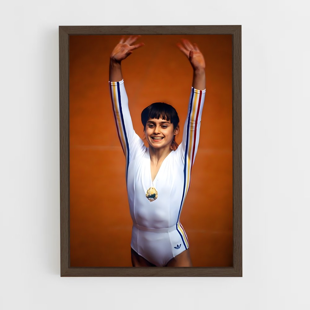 gymnastic-5 cadre Bois foncé