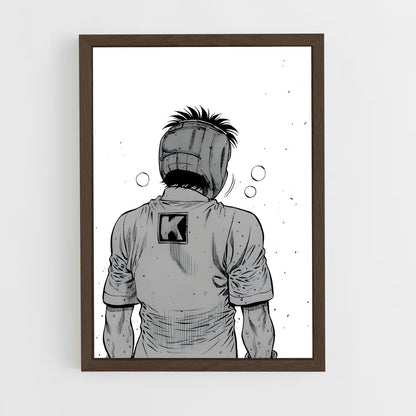 hajime-no-ippo-10 cadre Bois foncé