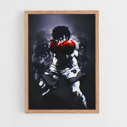 hajime-no-ippo-13 cadre Bois clair