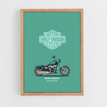 harley-davidson-1 cadre Bois clair