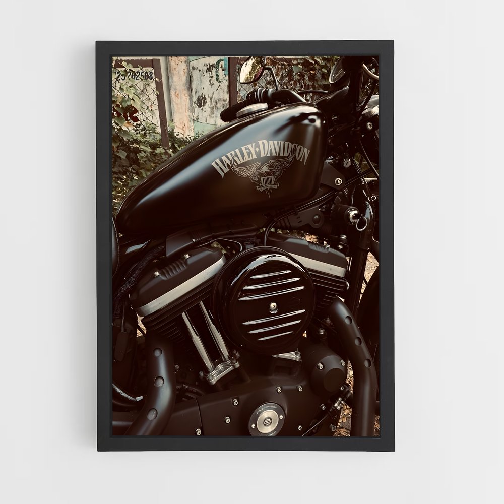 harley-davidson-4 cadre Noir