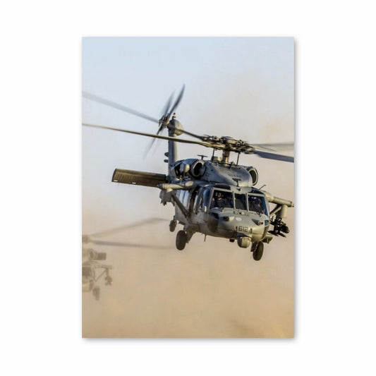 Póster Helicóptero de combate