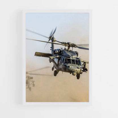 Póster Helicóptero de combate